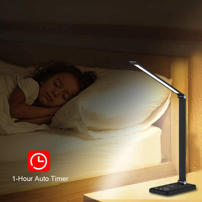 LED Desk Lamp | Wireless Charger | Auto Timer